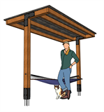 Подвес под гамак Вид 3 10096